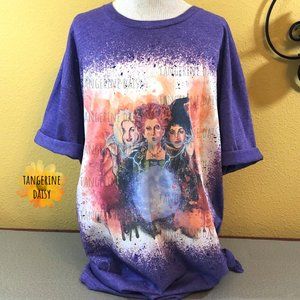 NEW ADULT UNISEX XLARGE Handmade "Hocus Pocus Trio" Tee